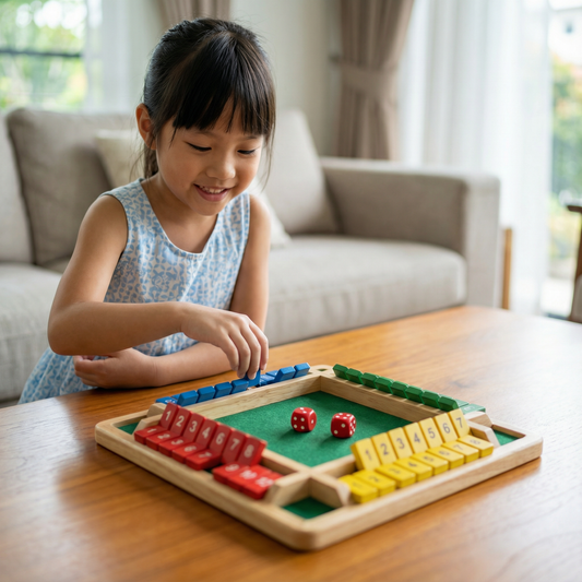 Shut The Box Family Folding Game – 4 Player Set