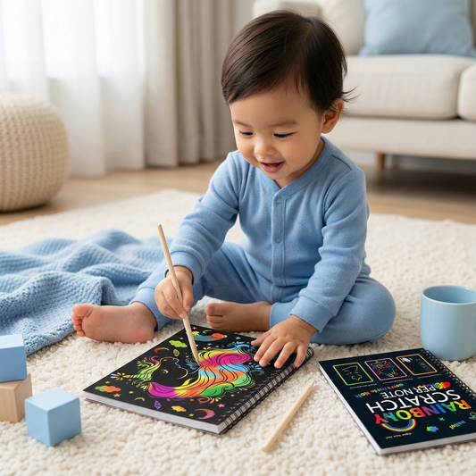 Magical Rainbow Scratch Paper