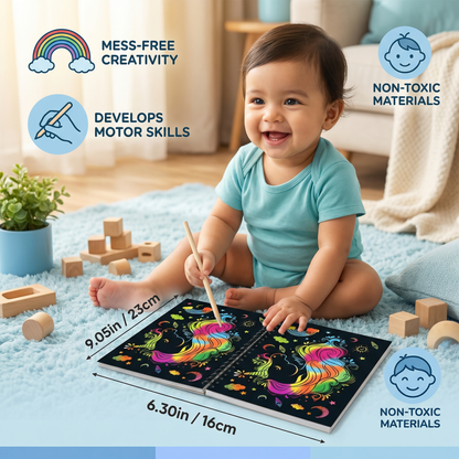 Magical Rainbow Scratch Paper