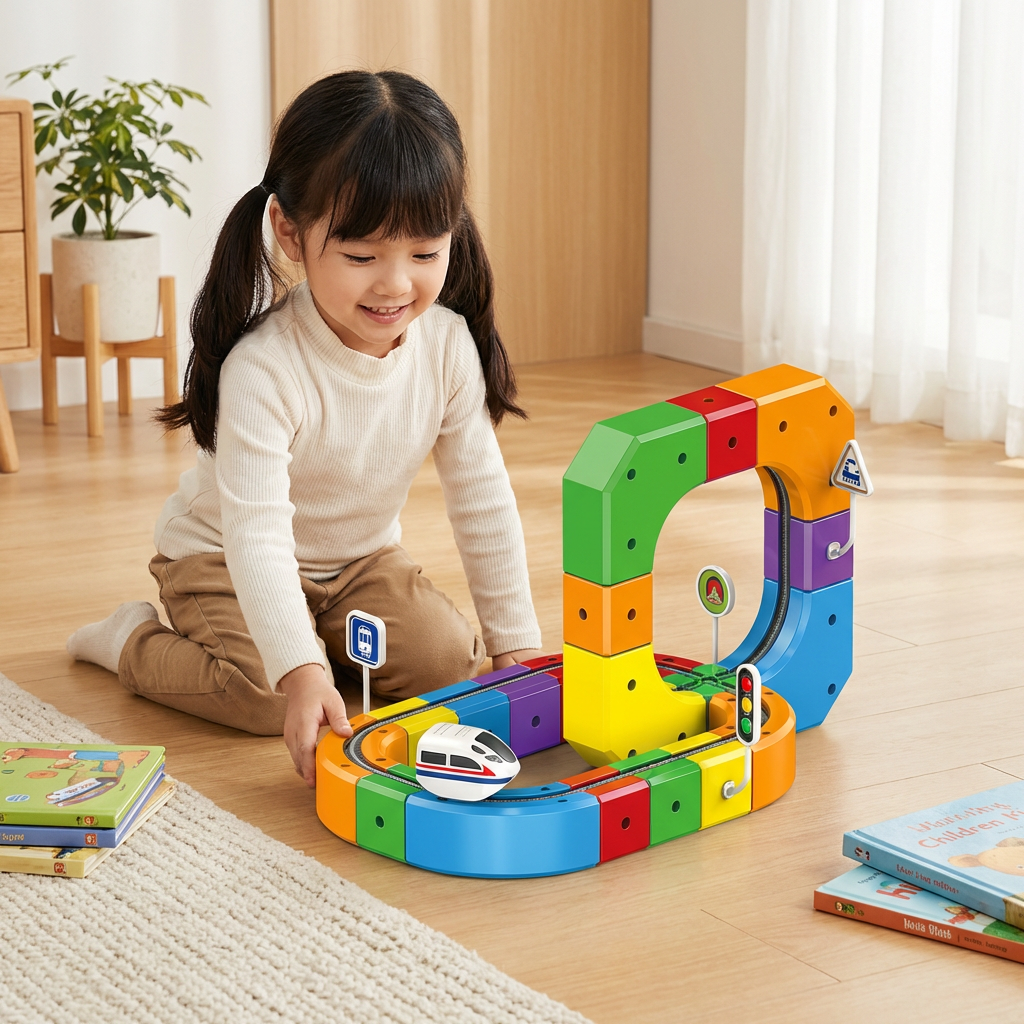Magical Cube Track Toy for Children