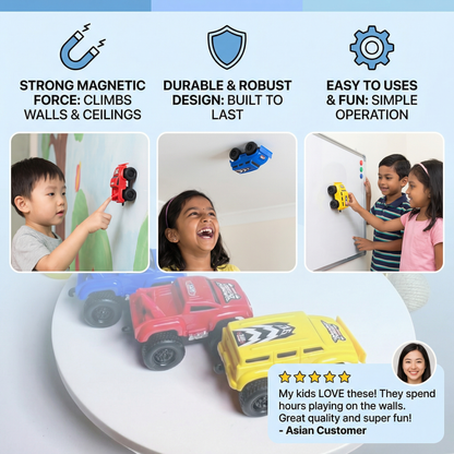 Magnetic Wall Climbing Cars