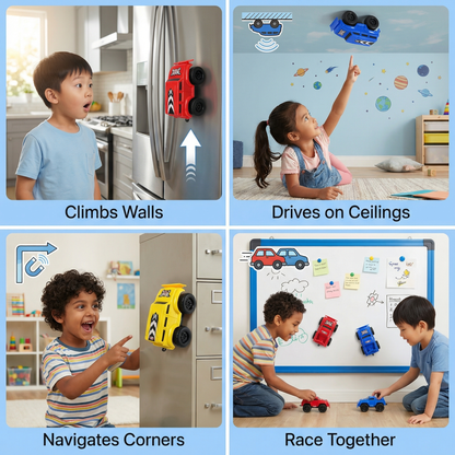 Magnetic Wall Climbing Cars