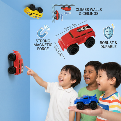 Magnetic Wall Climbing Cars
