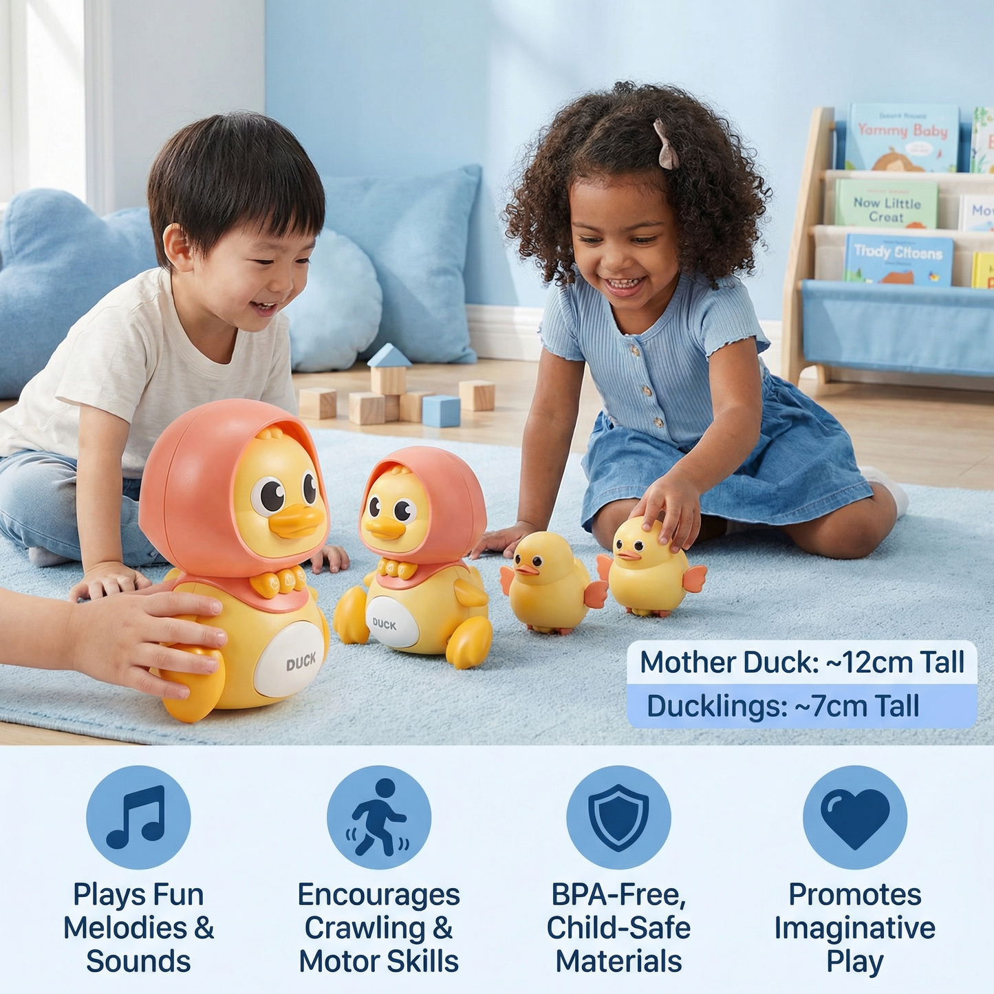 Waddling Duck Family Children's Toy
