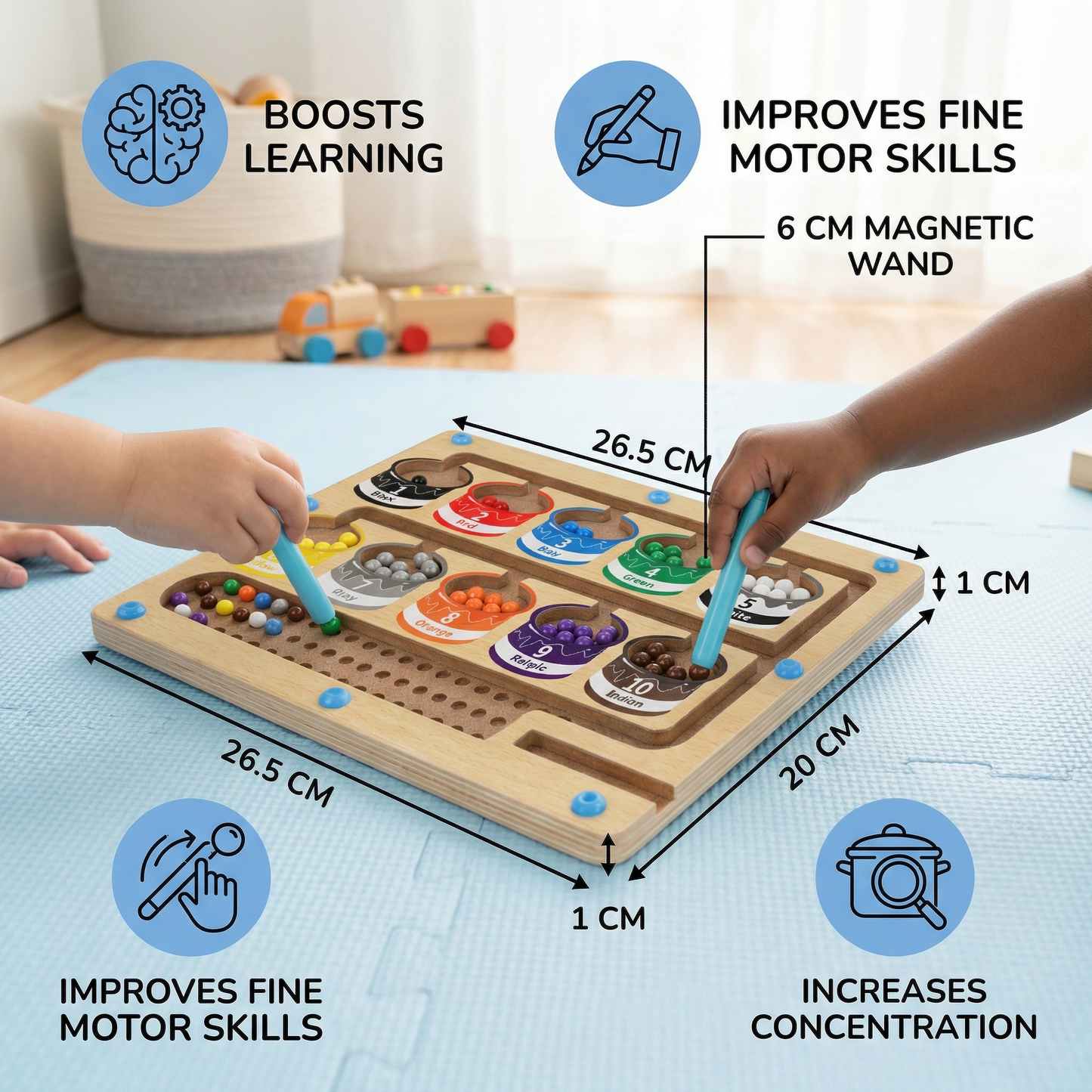 Montessori Magnetic Maze
