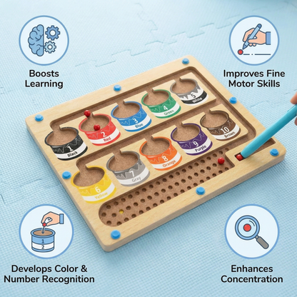 Montessori Magnetic Maze