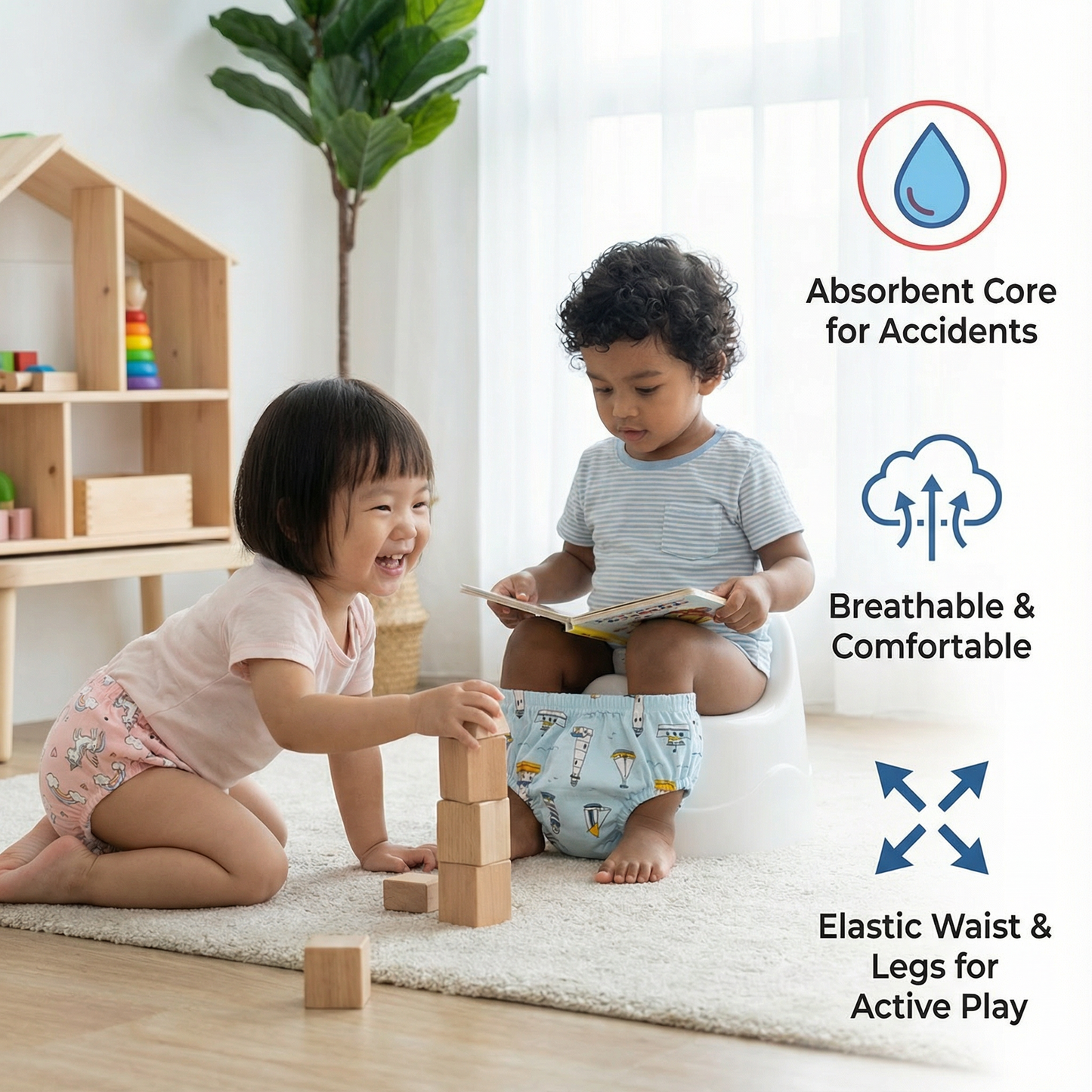 Reusable Training Diapers – Potty Training Made Easy!