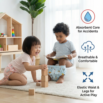 Reusable Training Diapers – Potty Training Made Easy!