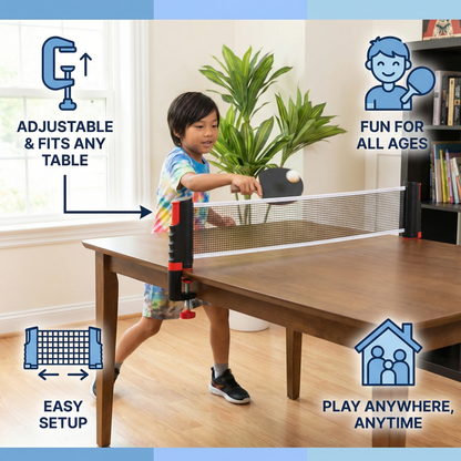 Favorite Products! Adjustable Table Tennis Net- Fits Any Table!