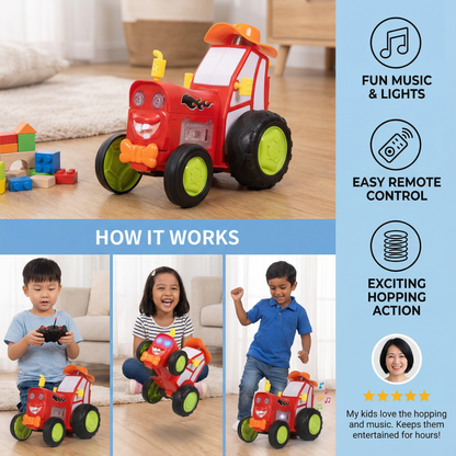 Hopping Tractor Kids Toy