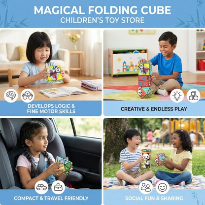 Magical Folding Cube Children's Toy