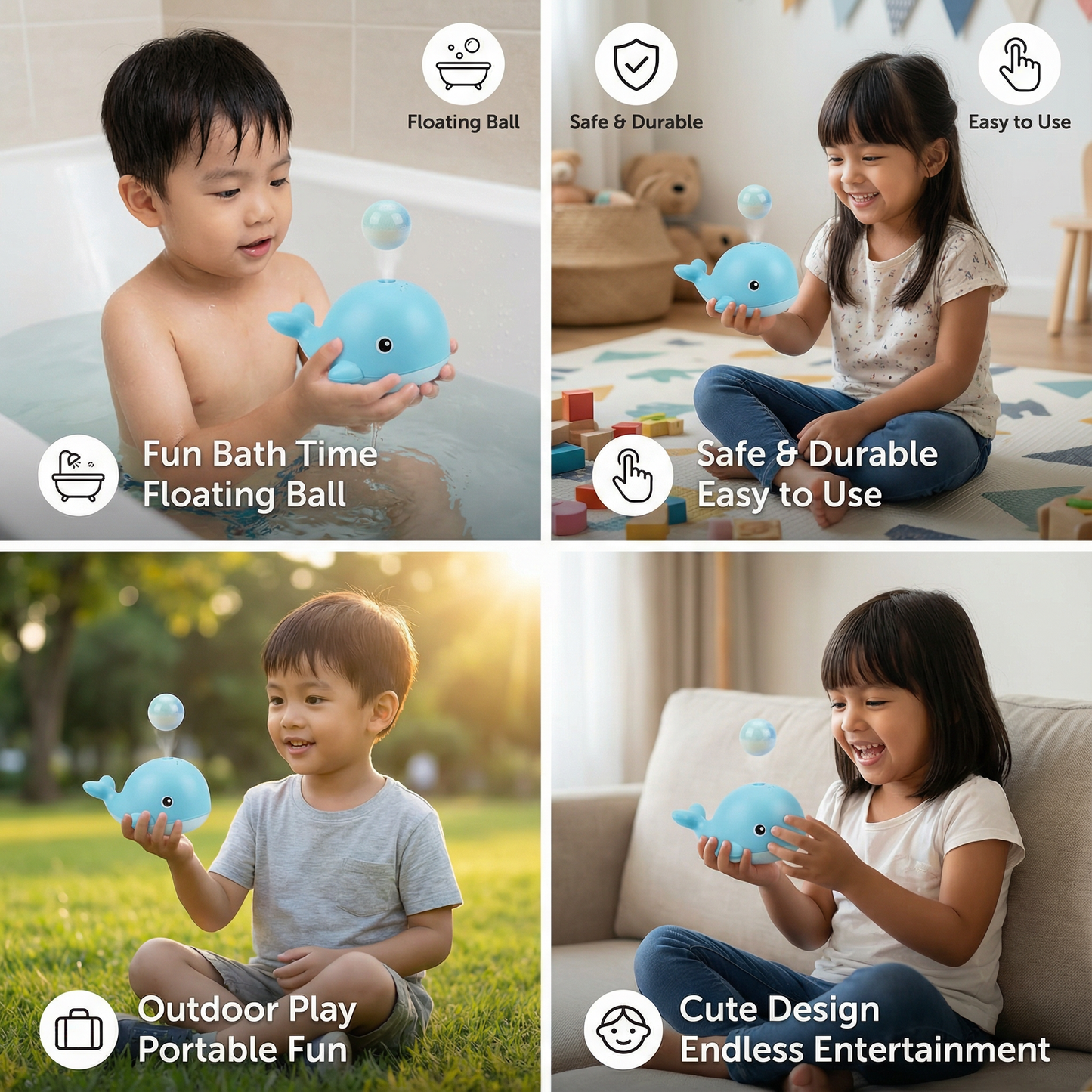 Funny Whale Balloon Toy