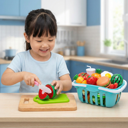 Fruits and Vegetables Cutting Playset