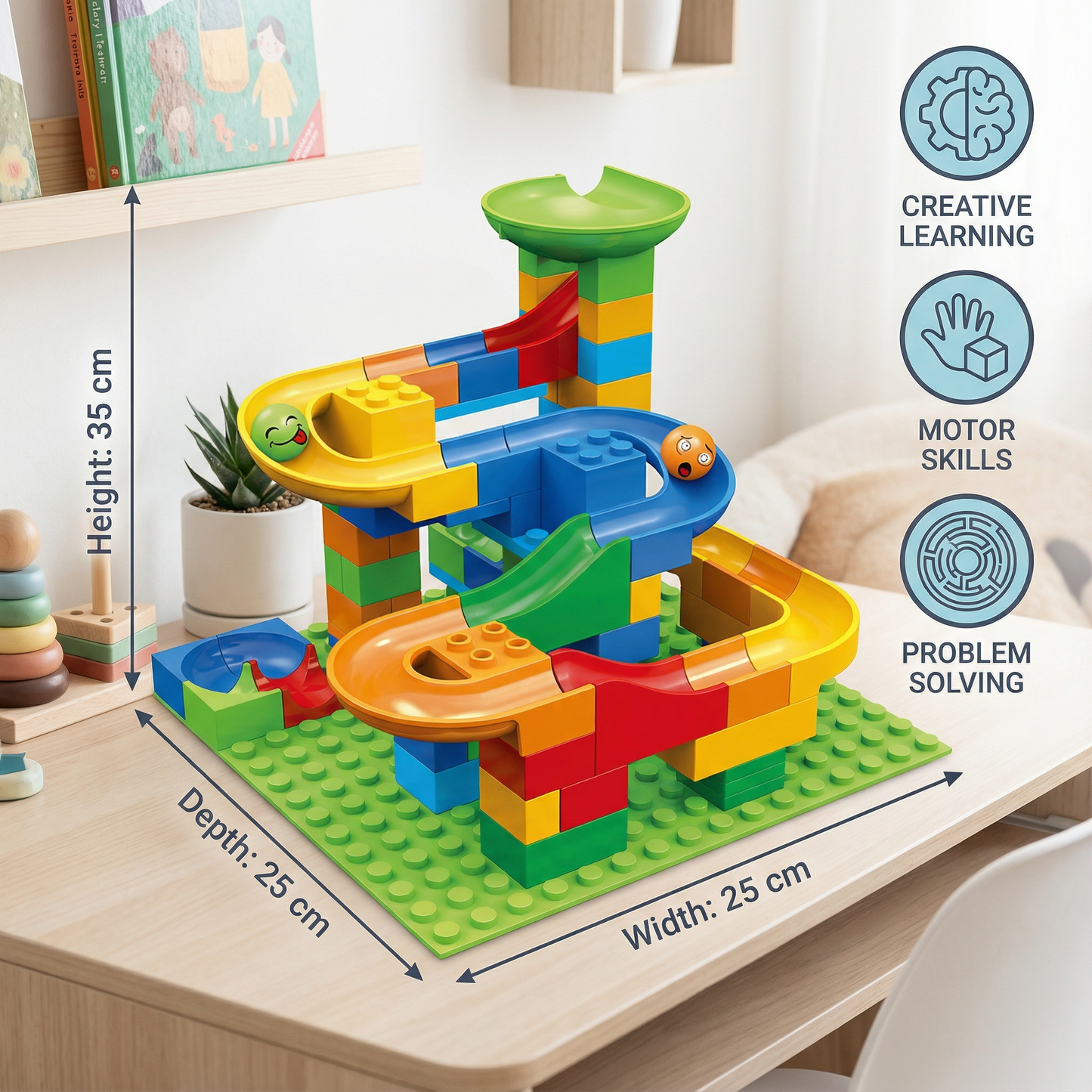 Ball Track with Blocks