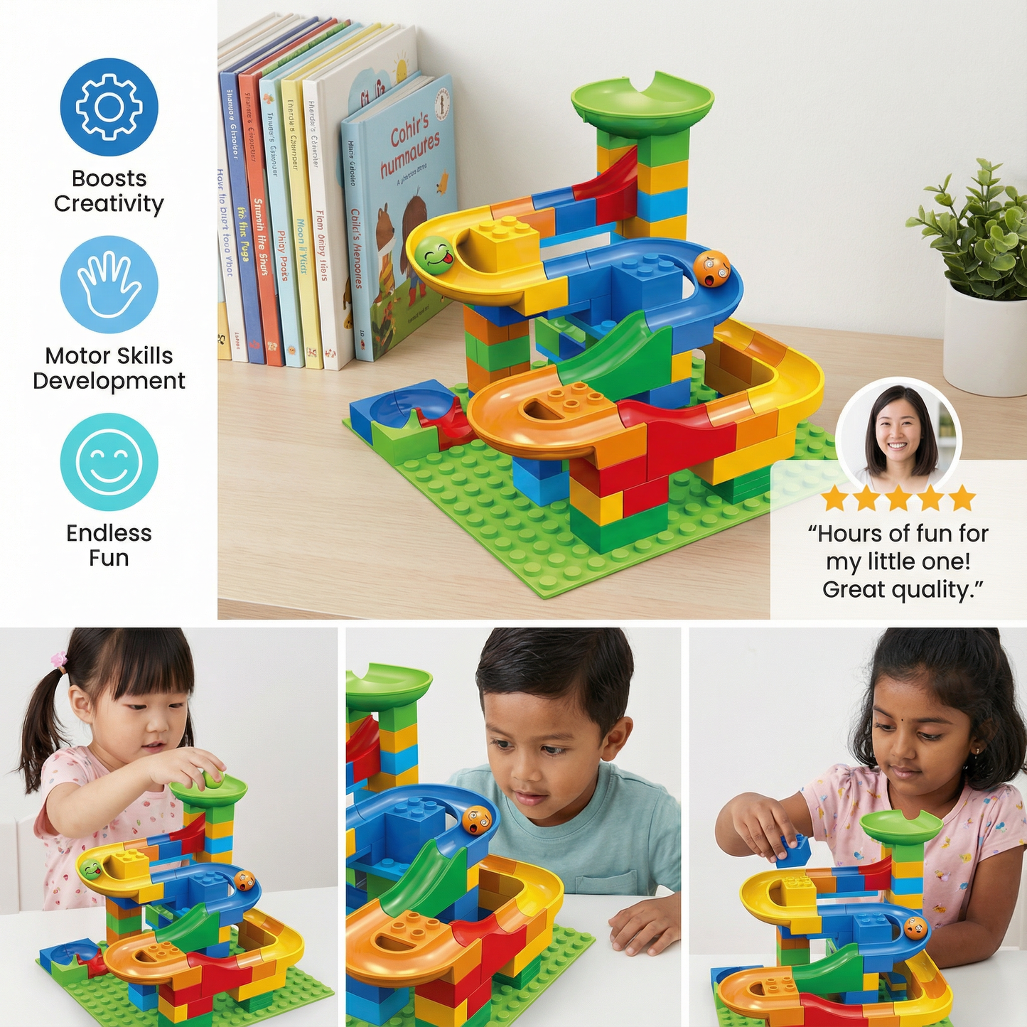 Ball Track with Blocks