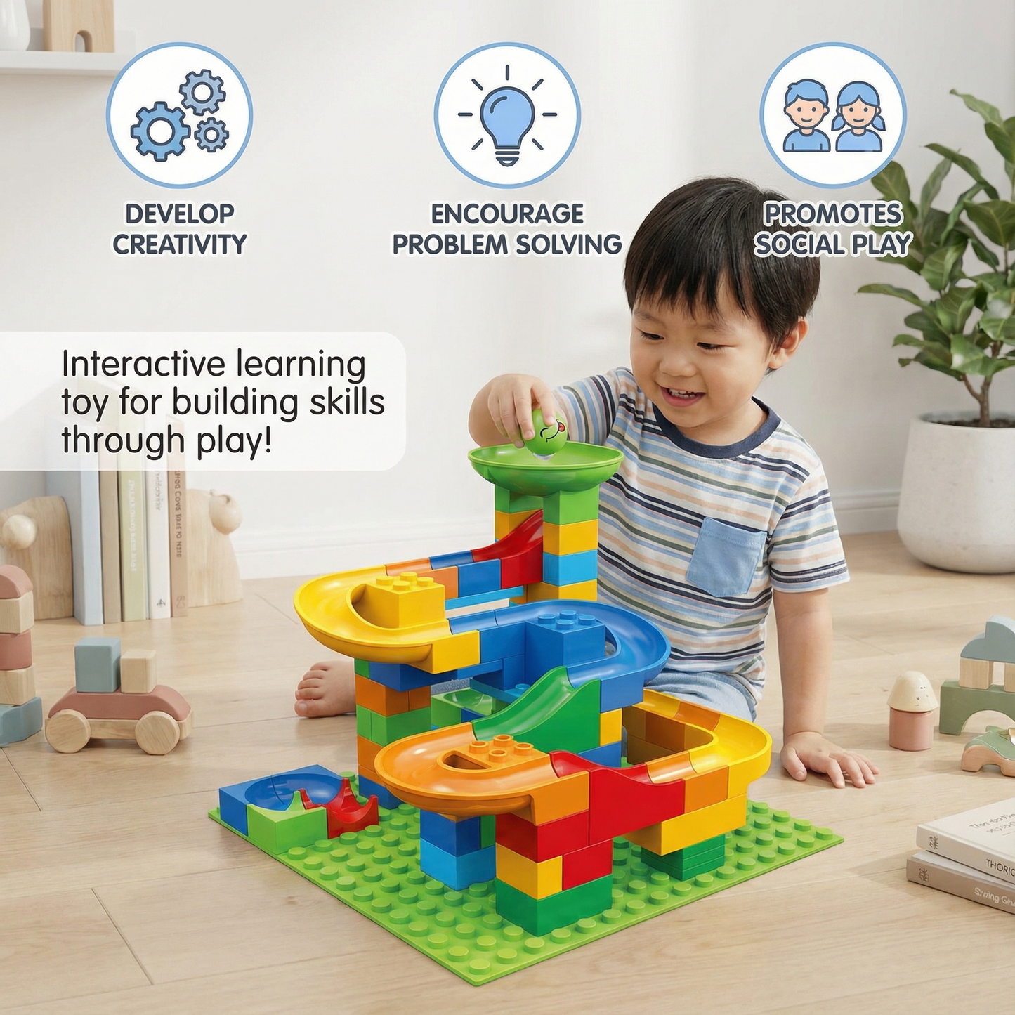 Ball Track with Blocks