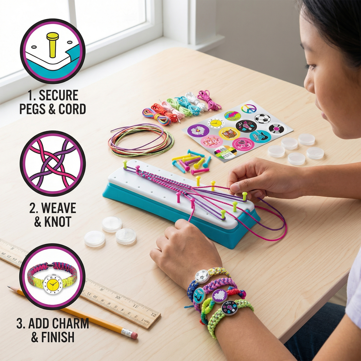 Creative Bracelet Weaving Kit