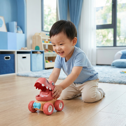 Push & Drive Dino Monster Trucks