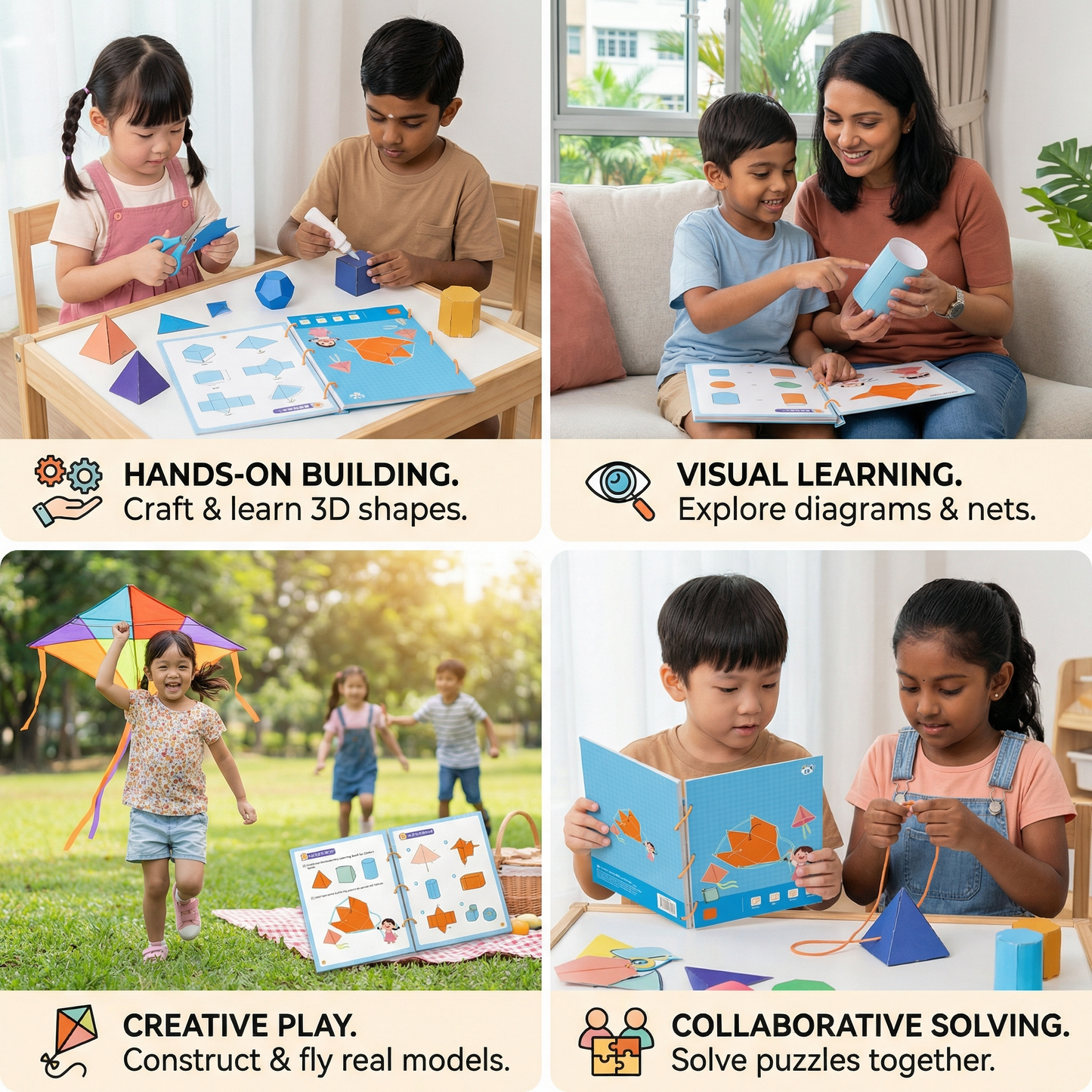 Brilliant Geometry Learning Book for Children