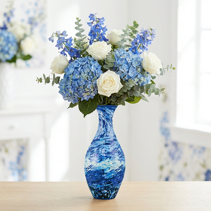 Elegant 3D Puzzle Vase – Usable for Real Flowers