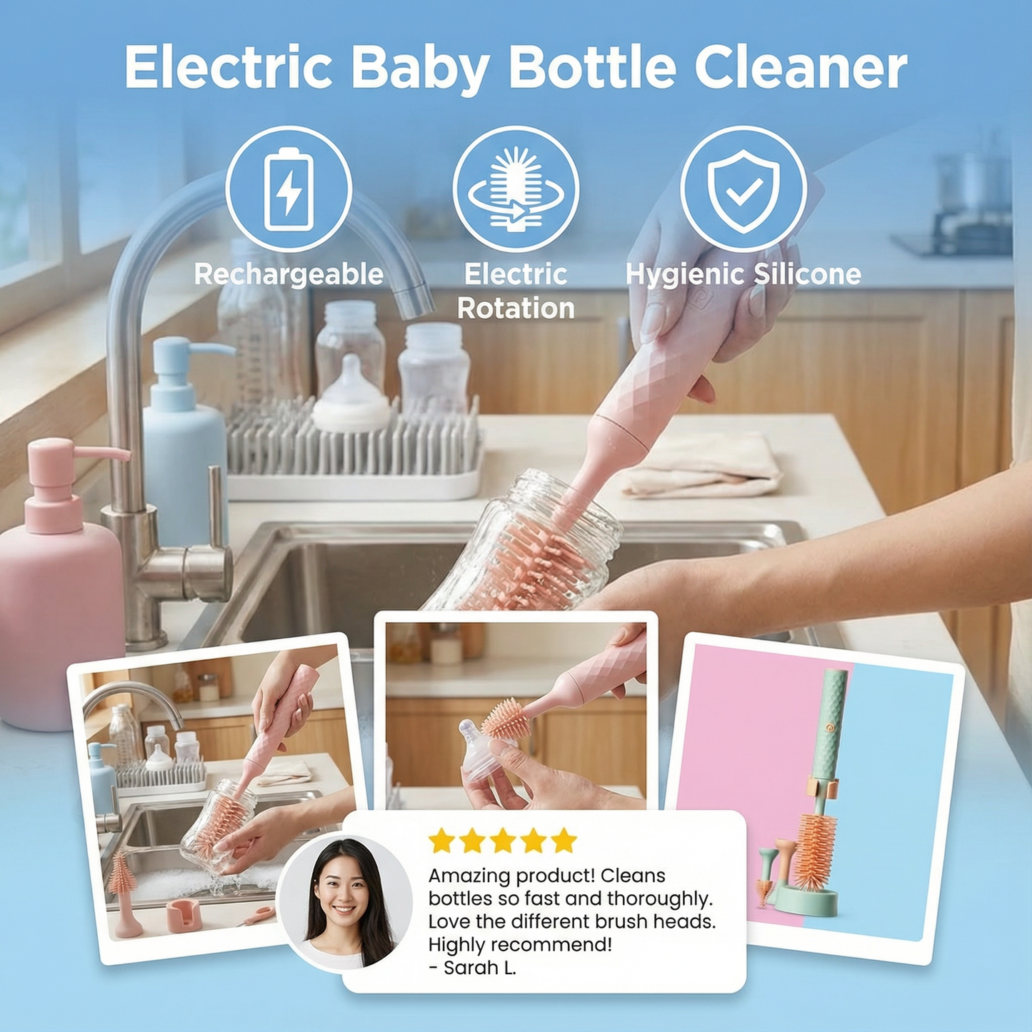 Electric Baby Bottle Cleaner