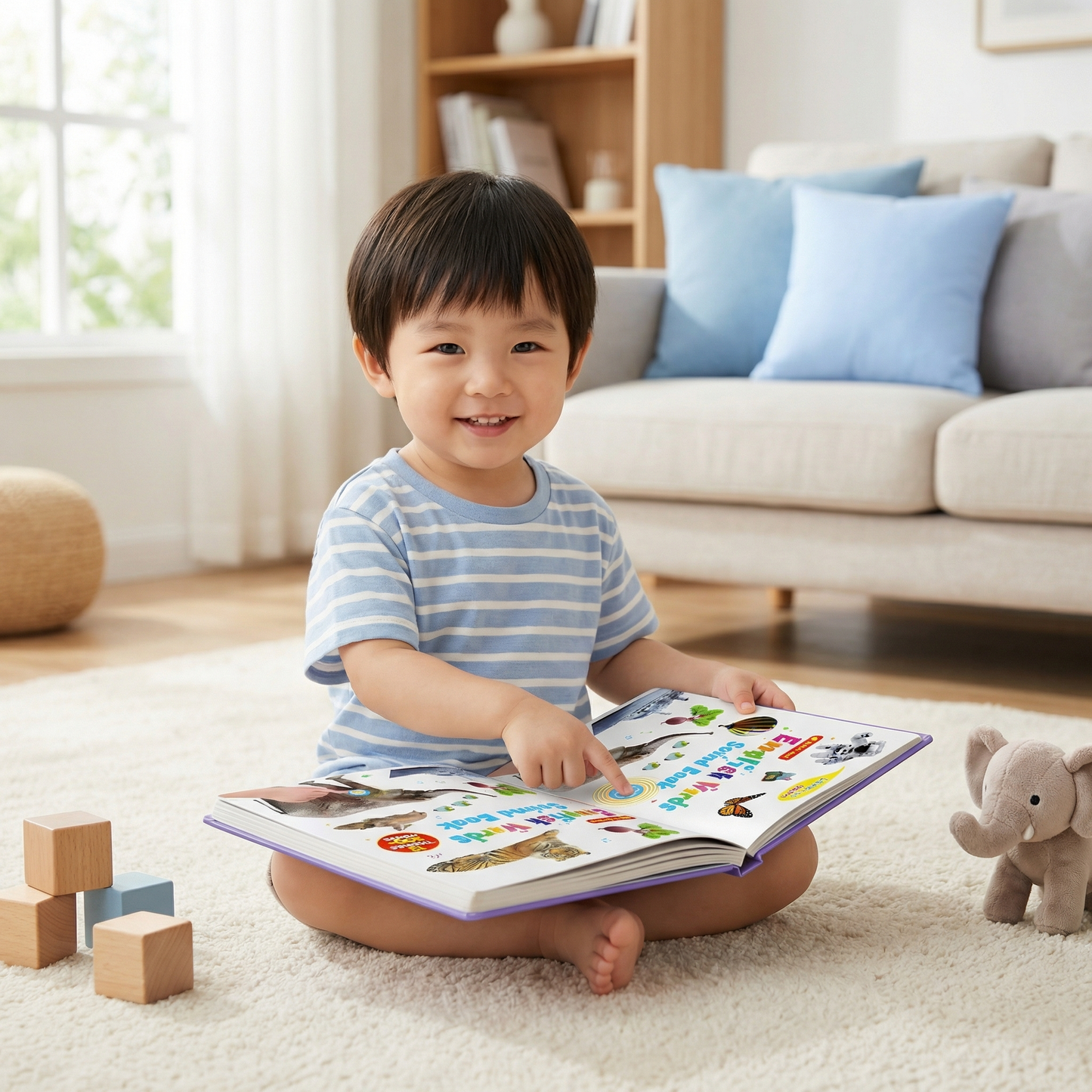 English Sound Learning Book ⎜ Interactive Audio Book for Early Language Development and Vocabulary Building