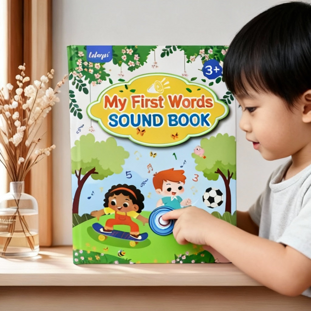 English Sound Book for Toddlers ⎜ Interactive Learning Toy for First Words with Audio and Colorful Illustrations