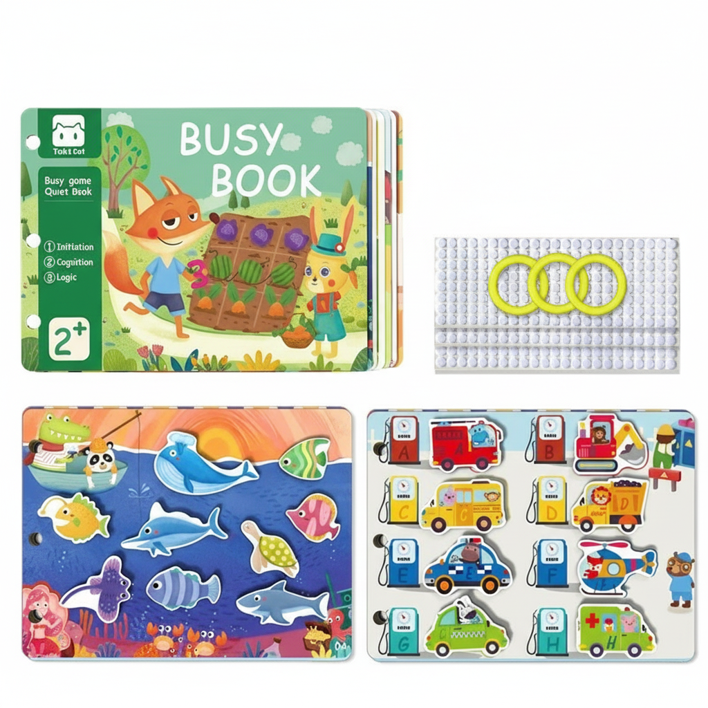 Sensorial Montessori Activity Book