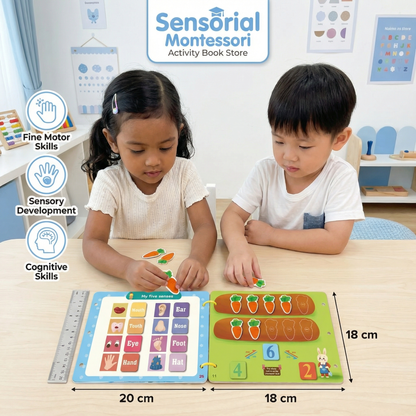 Sensorial Montessori Activity Book