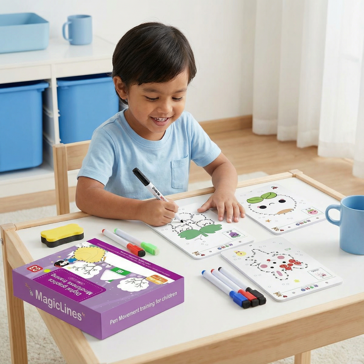 MagicLines - Magical Tracing Workbook Set