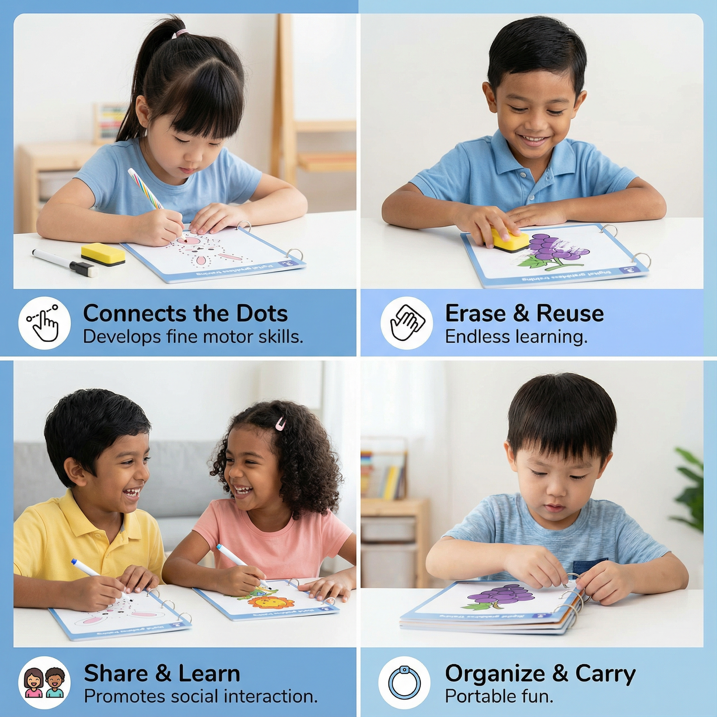 MagicLines - Magical Tracing Workbook Set