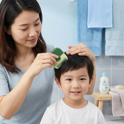 Child-Friendly and Gentle Haircut Comb