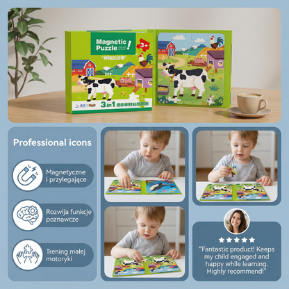 Magnetic Montessori Puzzle Book