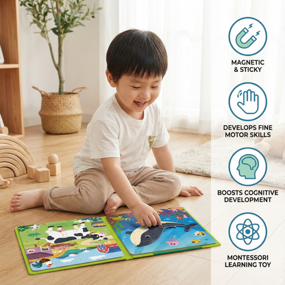 Magnetic Montessori Puzzle Book