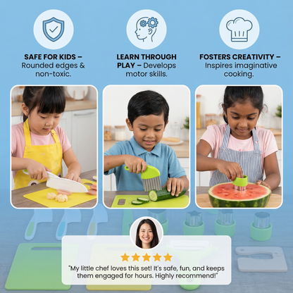 Safe Kitchen Set – For Little Gourmet Chefs