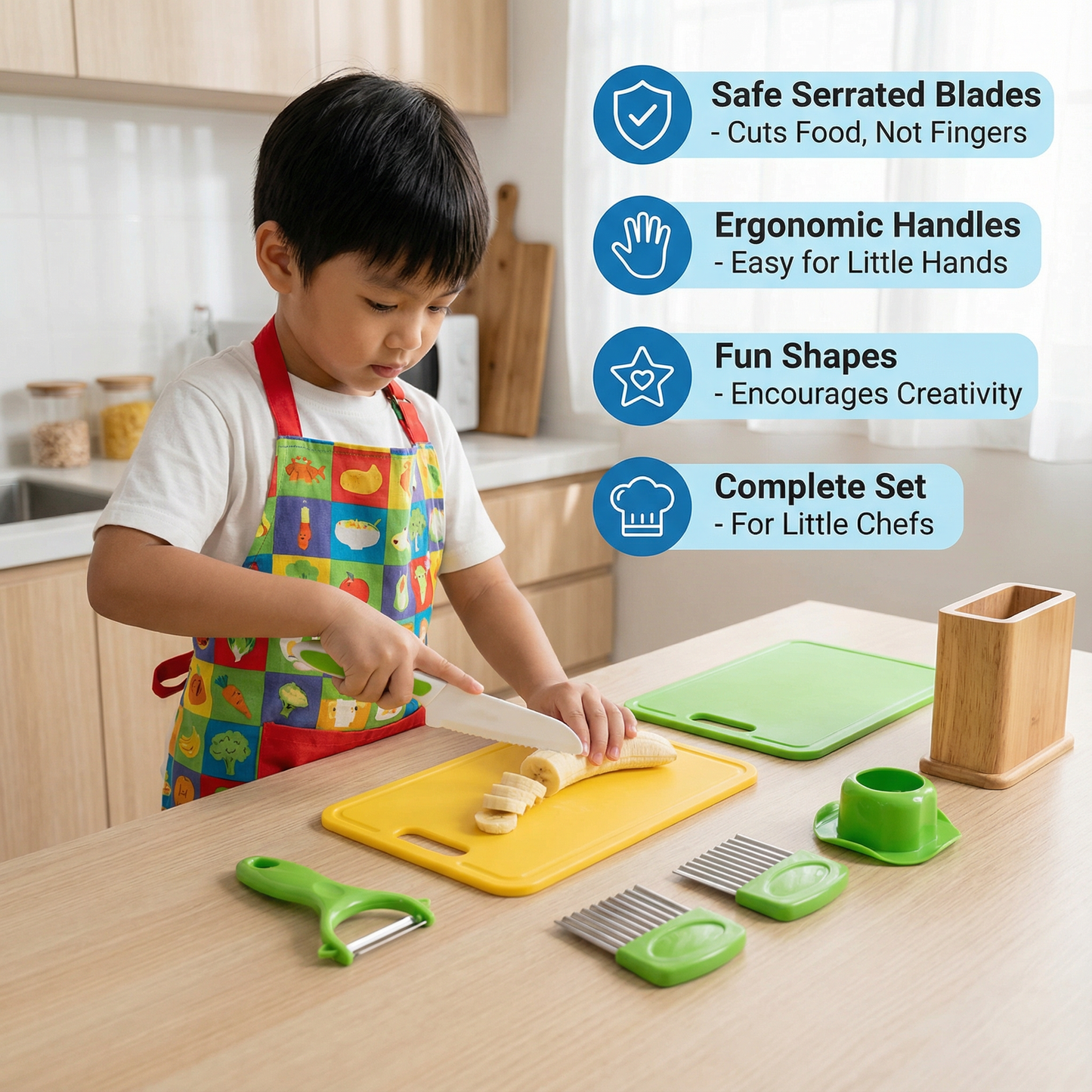 Safe Kitchen Set – For Little Gourmet Chefs