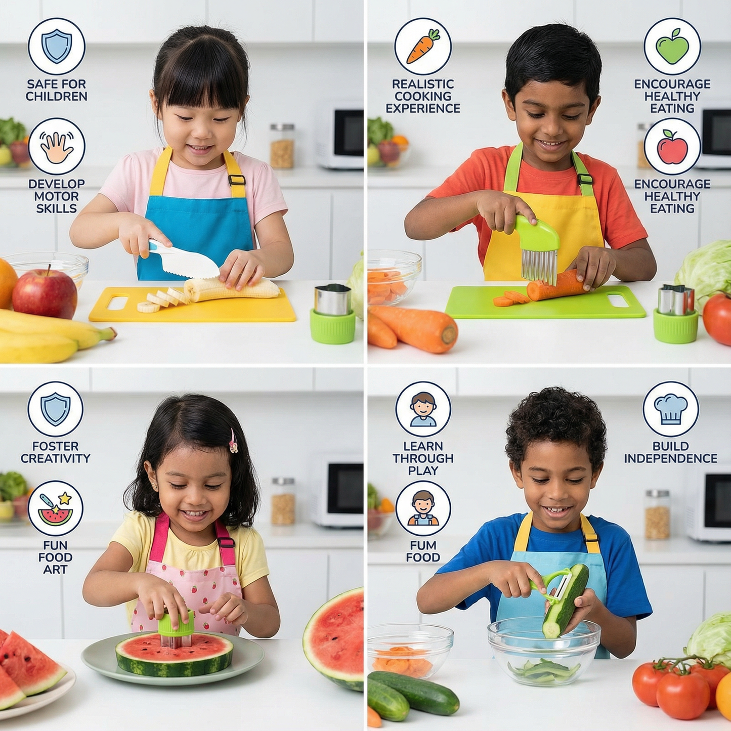 Safe Kitchen Set – For Little Gourmet Chefs
