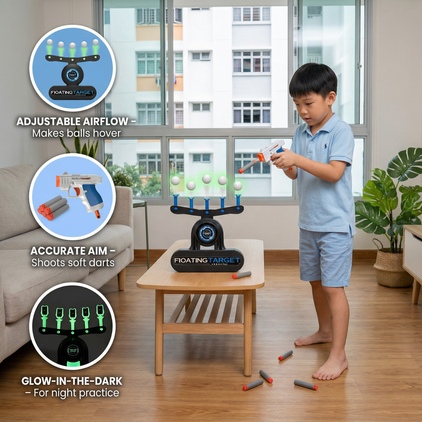 Floating Balls – Target Shooting Toy