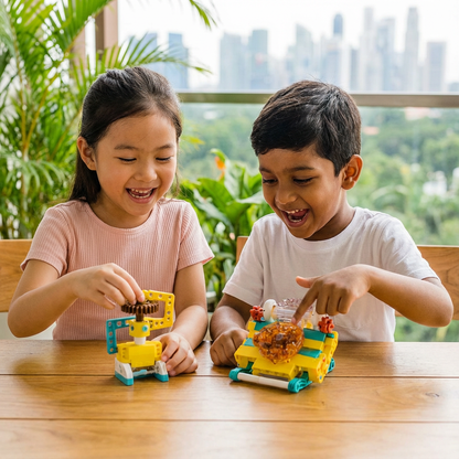 3-in-1 Science and Technology Building Block Playset