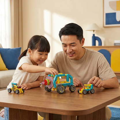 3-in-1 Science and Technology Building Block Playset