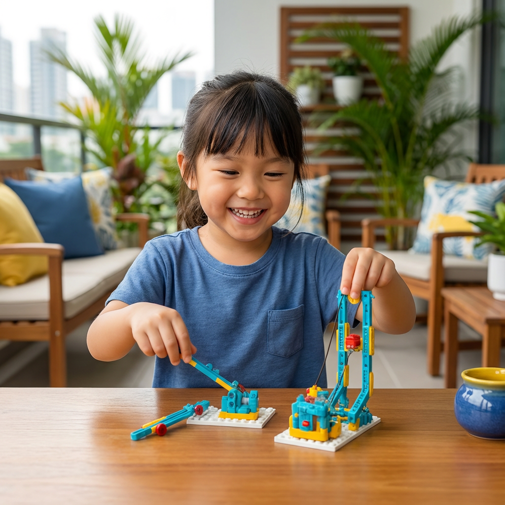 3-in-1 Science and Technology Building Block Playset