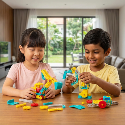 3-in-1 Science and Technology Building Block Playset