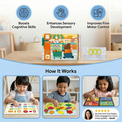Sensorial Montessori Activity Book