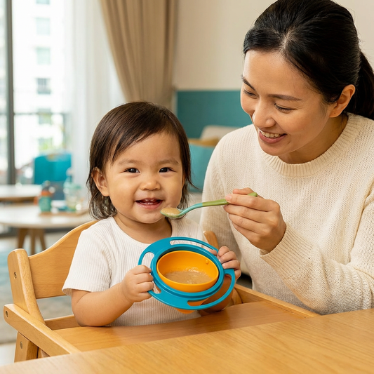 Spill-Proof Baby Bowl – Mess-Free Mealtimes