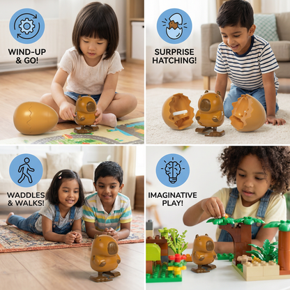 Surprise Egg Hatching Animal Toy for Kids