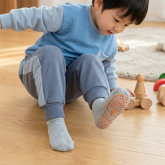 Safe Anti-Slip Sock Shoes for Children