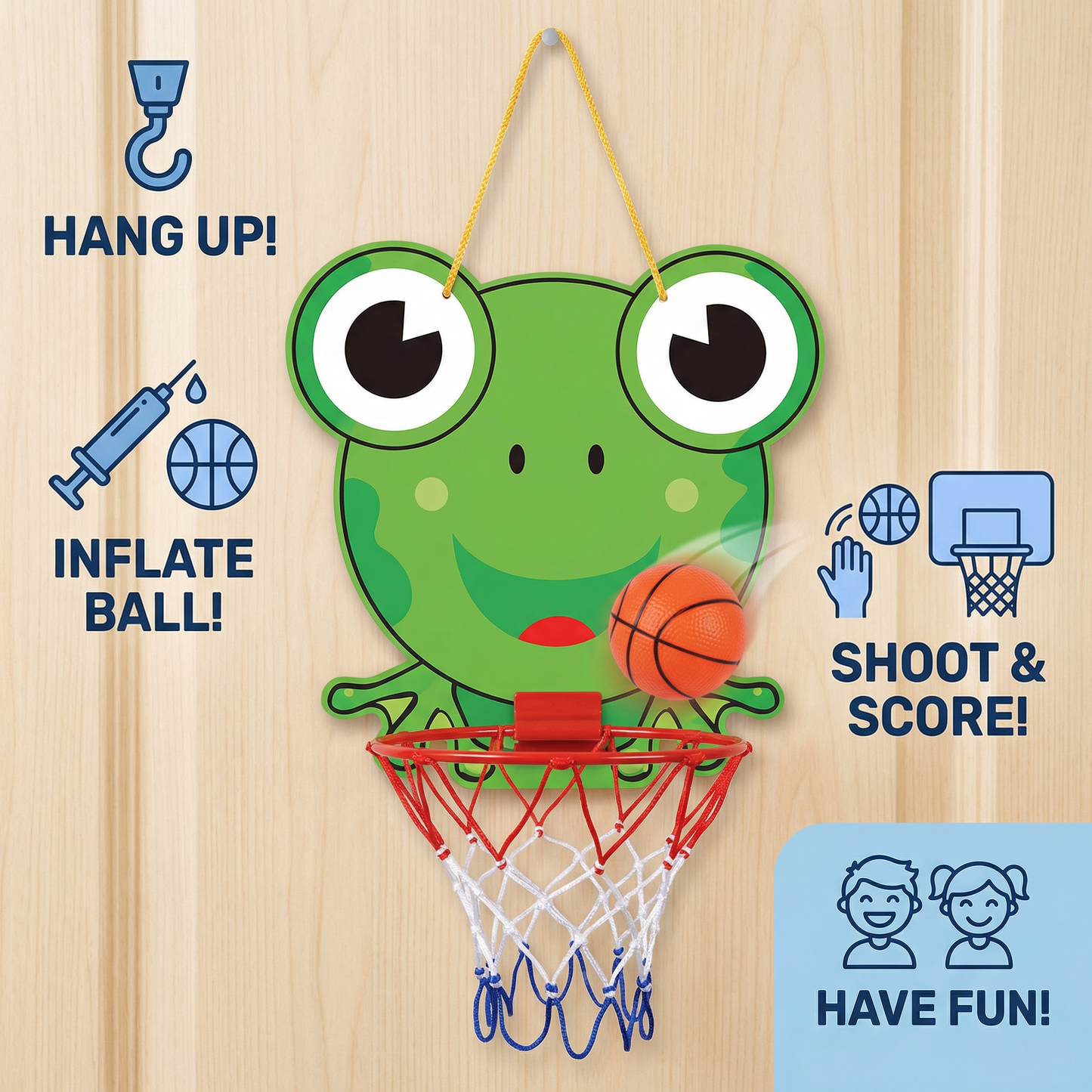 Cute Animal Basketball Set for Children