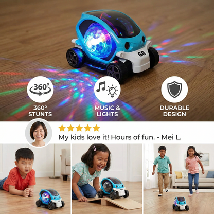 Glowing 360° Music Stunt Car