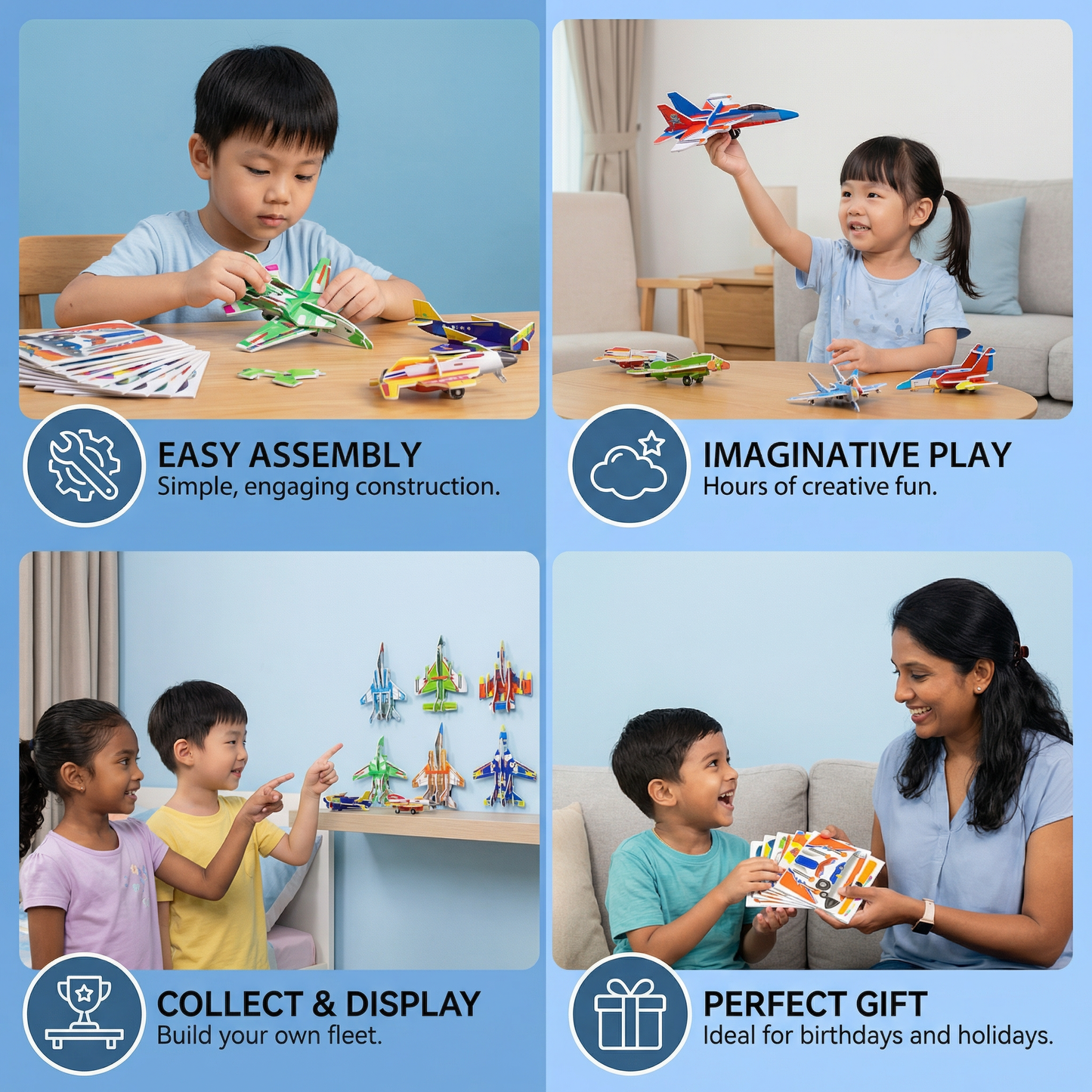 3D Cartoon Puzzle Set for Children