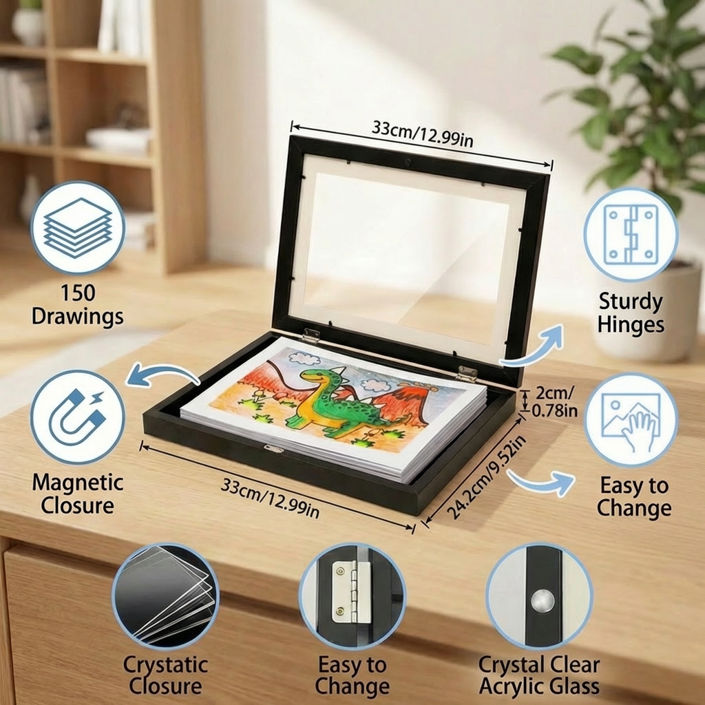 Picture Frame – For Up to 150 Drawings